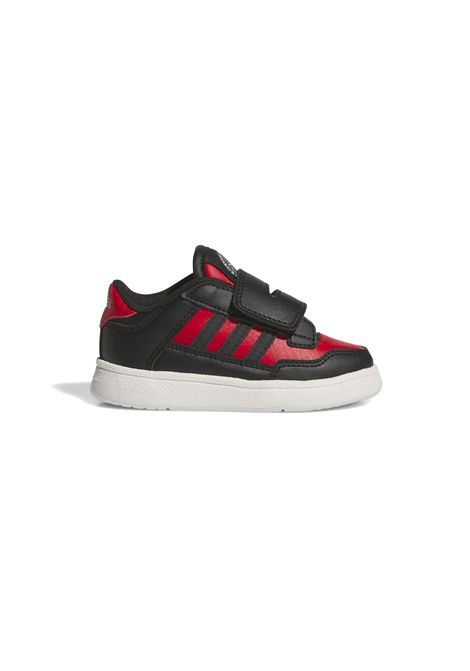Adidas Rapid Court CF Shoes Black Red Infant ADIDAS CORE | Sneakers | JR1024-